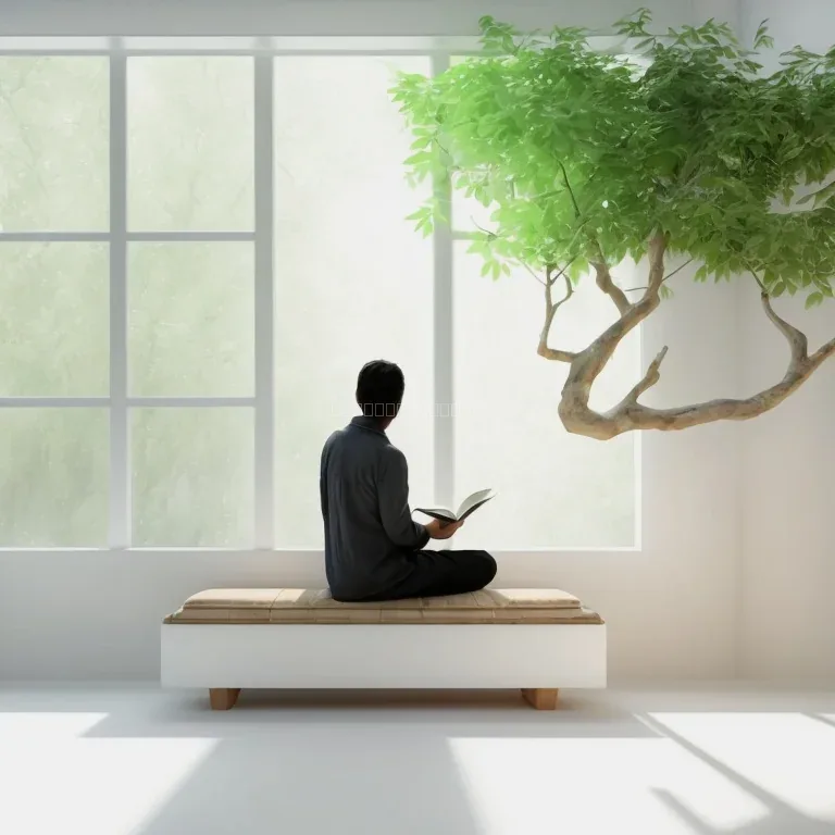 Ancient scrolls and meditation